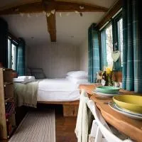 Shire the Shepherd's Hut at Pentref Luxury Camping, מלון בPenuwch