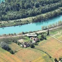 Gite étape et séjour voie verte Viarhona Ain, hotel Brégnier-Cordon városában