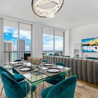 Beachwalk Resort #3302 - PENTHOUSE IN THE SKY 3BDR and 3BA LUXURY CONDO DIRECT OCEAN VIEW, hotell i Hallandale Beach i Hallandale Beach