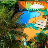Hotel Boutique La Casa de las Flores, hotel di Cahuita