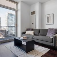 South Loop 1br w gym lounge nr Grant Park CHI-848