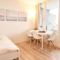 Gemütliches und helles Studio Apartment mit Balkon, Badewanne, WLAN, Parkplatz, hotel di Vahr, Bremen