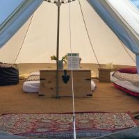 Home Farm Radnage Glamping Bell Tent 1, with Log Burner and Fire Pit