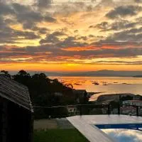 Pobra do Caramiñal में, होटल Cabañas Rias Baixas