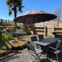 Maison chaleureuse avec terrasse et vue baie