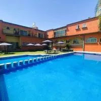 Hotel Cabañas Santa Cruz, מלון באואקסטפק