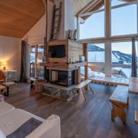 L'ourse et L'ange - Luxury chalet (8p). 3 bedrooms, 2 bathrooms and a loft. In the centre of Vallandry, with ski-in & out