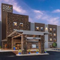 a rendering of the front of a hotel at Four Points by Sheraton Charlotte - Lake Norman, Huntersville