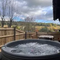 Countryside 3 Bedroom Log Cabin With Private Hot Tub - Ash, hotel di Leominster