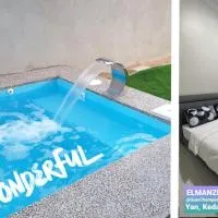 El Manzil Homestay with Pool، فندق في Guar Chempedak