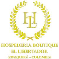 a logo of a laurel wreath with a letter h at Hotel Boutique El Libertador, Zipaquirá