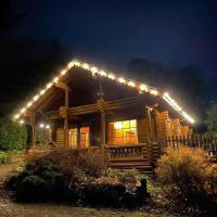 Solid Log Cabin With Private Hot Tub - Oak