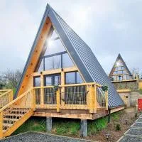 Cabanele A Frame, Salciua Noua, hotell i Sălciua Nouă