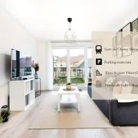 Bright flat near Disneyland with private parking, hotel u gradu 'Chalifert'