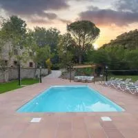 Masía Can Janet alojamiento rural con piscina privada en plena naturaleza,阿魯布希耶斯的飯店