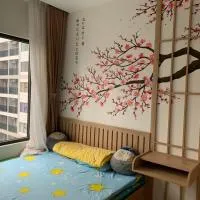 Căn hộ Nhật Bản Origami S803 view hồ bơi, sân thể thao, ξενοδοχείο σε Long Bình
