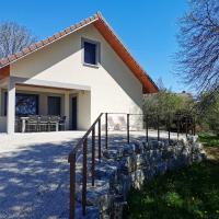 Maison de 3 chambres avec vue sur la ville jardin amenage et wifi a Le Fied