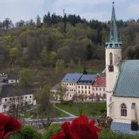 Apartmán Albreit 1: Jáchymov şehrinde bir otel