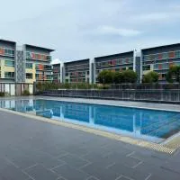 Nilam 3 Cozy Homestay Cyber City 3BR Near KKIA 10 minutes KK Centre wifi 30mps astro channel, hotel en Kapayan