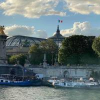 Péniche de charme au pont Alexandre III