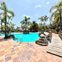 Comfortable apartamento AP1, con piscina y WIFI, frente de Playa los Roques, Hotel in Los Realejos