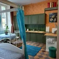 Bohemian Studio bedroom, hotel i Pontrieux