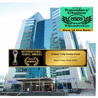 Golden Tulip Media Hotel, hotel di Barsha Heights (Tecom) , Dubai