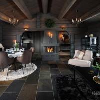 Luxury log cabing, cross-country ski-in out, familiy getaway in great location