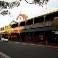 a building on the side of a street at Prince of Wales Hotel, Bunbury