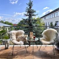 BALI HOME Stylische Wohnung mit Terrasse，舍訥費德Berlin Brandenburg Airport - BER附近的飯店