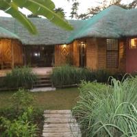 Maison en bambou, éco lodge