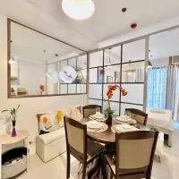Scandinavian 1 BR beside SM CDO w POOL and Netflix, hotell i Cagayan de Oro
