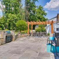 Rockville Home Patio Oasis, Fireplace, Near DC!