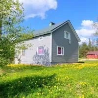 Villa Mummola Neljän makuuhuoneen asunto lähellä jokea, Hotel in Simpele