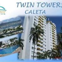 Twin Towers Acapulco (Caleta), hôtel à Acapulco (Plage de Caleta)
