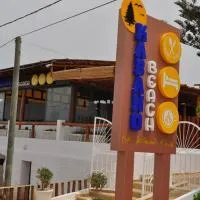 Moulay Bousselham में, होटल KABANO BEACH AUBERGE CAFE RESTAURANT