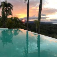 Villa de lujo con vistas panorámicas mar y campo