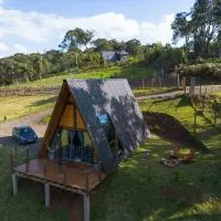 Cabana com Hidromassagem e Vista, a 12km de Treze Tílias, hotel Ibicarében