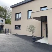 Proche Europa-Park et Rulantica : la Villa HOPLA、Rhinauのホテル