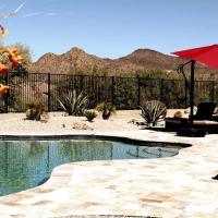 Phoenix Home with heated pool, desert views & hot tub