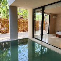 Apartment with private pool Tulum、Chemuyilのホテル