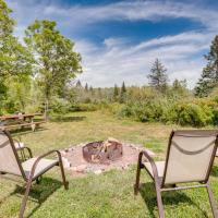 Pet-Friendly Iron River Cabin with Fire Pit!