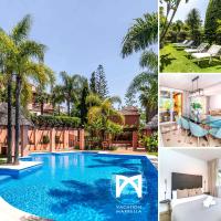 VACATION MARBELLA - Villa Federer close to Old Town with a Big Communal Pool and Andalusian Garden