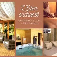 "L Eden enchanté" Chambres d'hôtes et Bulle d'Eden Spa Massages Boucau Côte Basque, hotell i Boucau