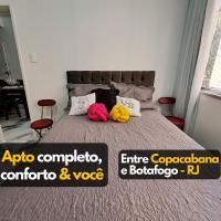 Estúdio completo entre Botafogo e Copacabana, hotel em Urca, Rio de Janeiro