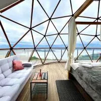 Viesnīca Lujoso Glamping MarQua Spa Guatavita Wifi Cocina pilsētā Gvatavita