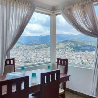 Departamento acogedor y moderno, vista incre&iacute;ble.，位于洛哈Camilo Ponce Enriquez - LOH附近的酒店