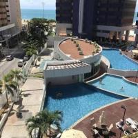 Lindo Ap vista mar em Beach Class Fortaleza, hotel em Fortaleza
