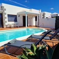 Villa Lagarto heated pool aircon central Playa Blanca