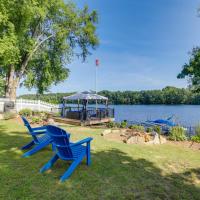 Riverfront New Hampshire Cottage with Boat Dock